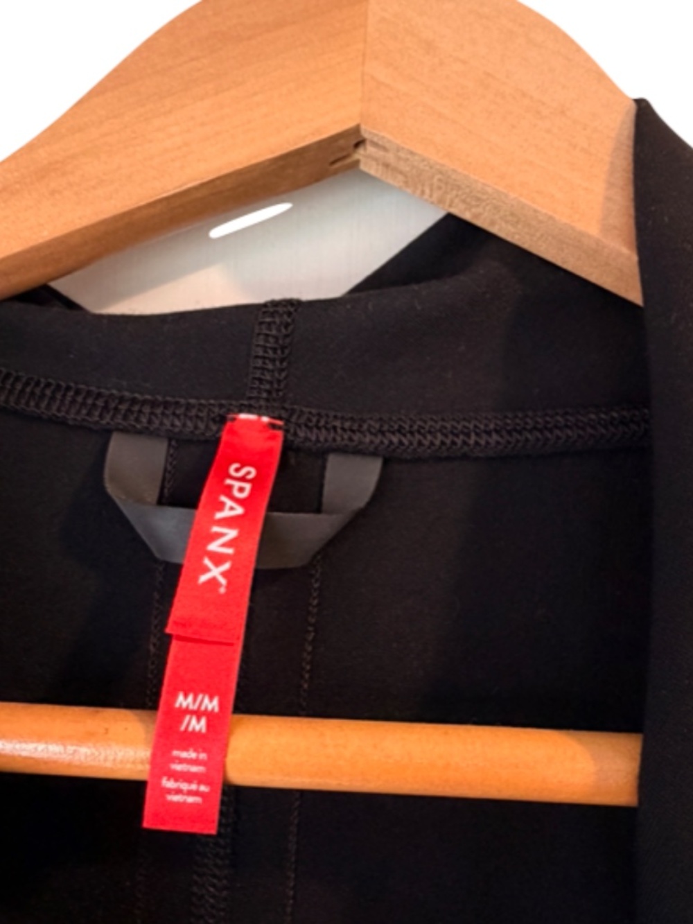 Spanx faux leather drape front style jacket - Picture 6 of 9